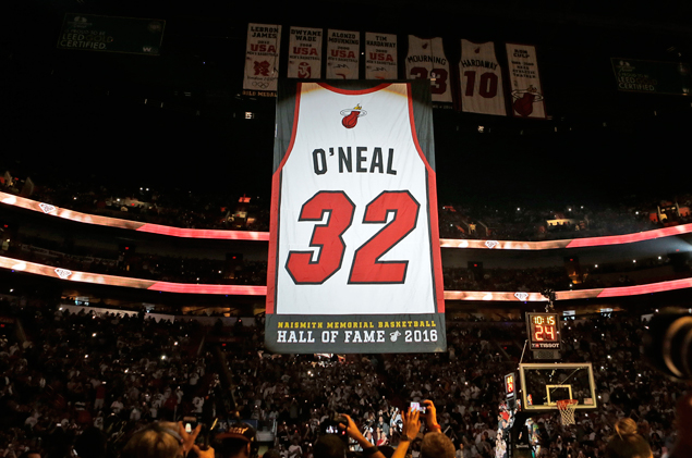 Miami Heat pay tribute to Shaquille O 