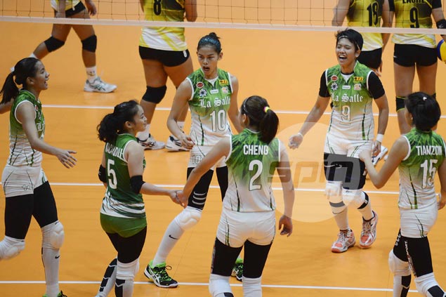 La Salle Lady Spikers Keep Pace With Uaap Leaders With Four Set Win