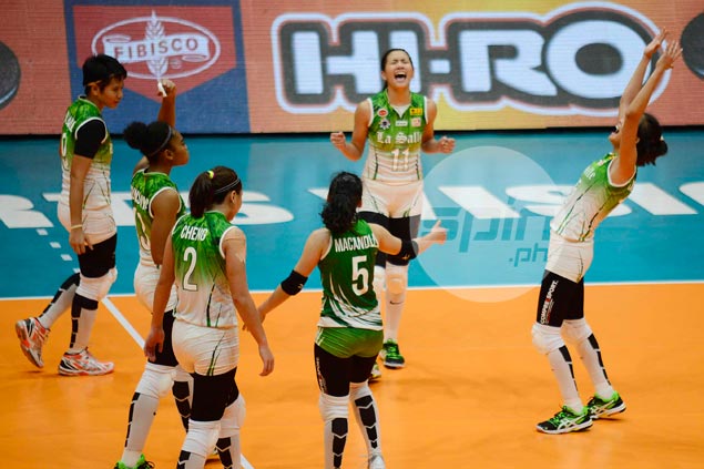Fancy sweets on Valentine's? Lady Spikers have 'Oreo cheesecake' everyday to help them sweat in training