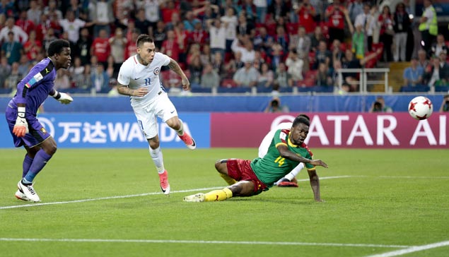 Alexis Sanchez sets up both Chile goals in Confederations Cup win over Cameroon
