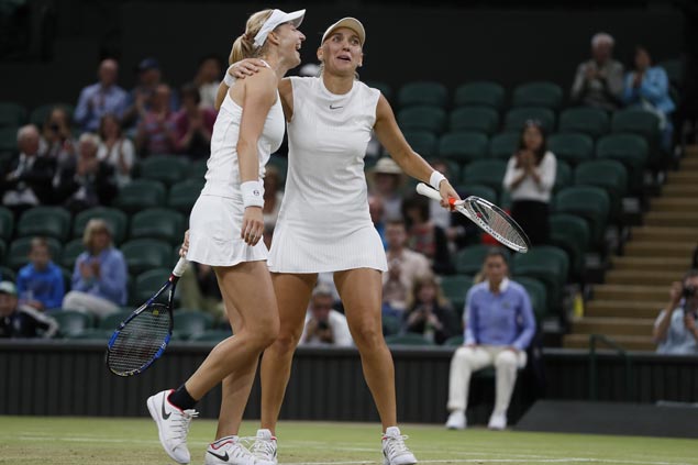 Ekaterina Makarova Elena Vesnina serve up double-bagel against Chan Hao-ching Monica Niculescu in final