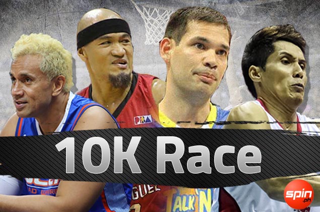 Caguioa knocking on 10,000-point club door; Seigle, Taulava, Hontiveros running out of time