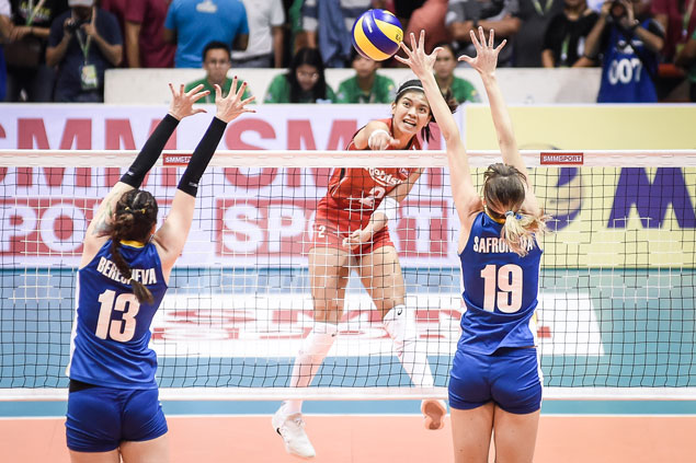 Pinay volleybelles in high spirits despite going to quarterfinals fresh from Kazakhstan loss