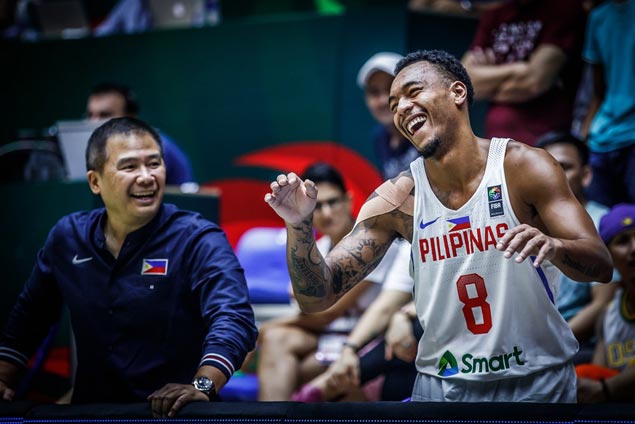 Another rough day at the office for Abueva, but 'Beast' at least can laugh it off