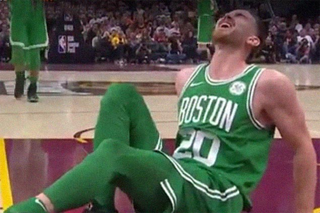 Celtics' Gordon Hayward suffers horrific ankle injury in season