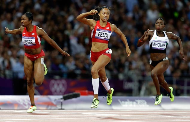 allyson felix track spikes