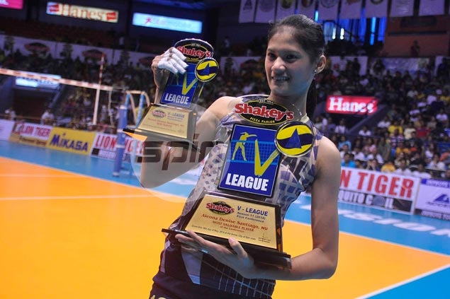 National University star Dindin Santiago bags second V-League MVP award