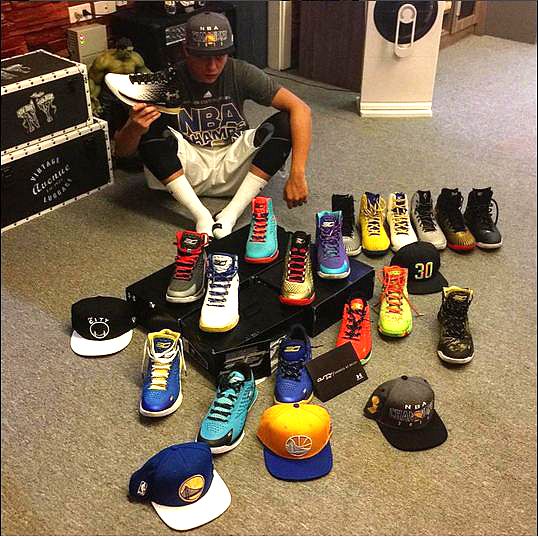 stephen curry shoes collection