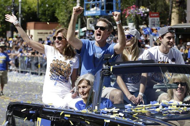 Image result for steve kerr images parade