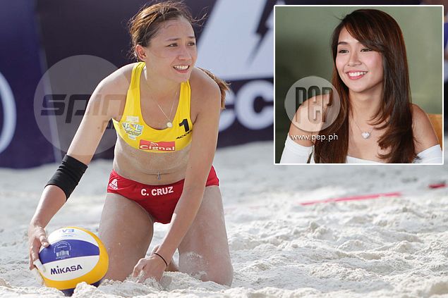 Spiker Cha Cruz blushes when asked about resemblance to actress