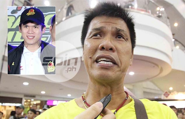 Barako draftee Carlo Lastimosa gets valuable advice from dad Danny, uncle Jojo