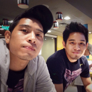 <b>Mark Cruz</b> with older brother Marvin, also a former PBA player. - mark-cruz-marvin-cruz-snow