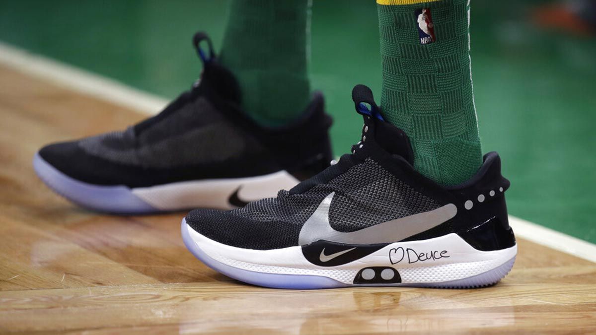 Tatum takes revolutionary Nike Adapt BB for a spin as Celtics rip Raptors