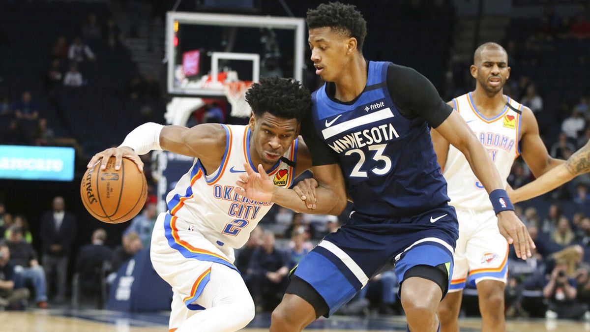 Shai Gilgeous-Alexander Posts Triple-double As Thunder Zap Wolves