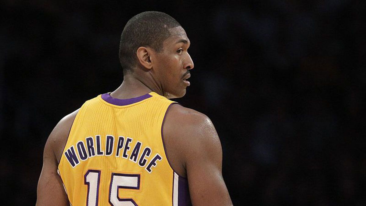 Metta World Peace was among first to put equality message on jersey