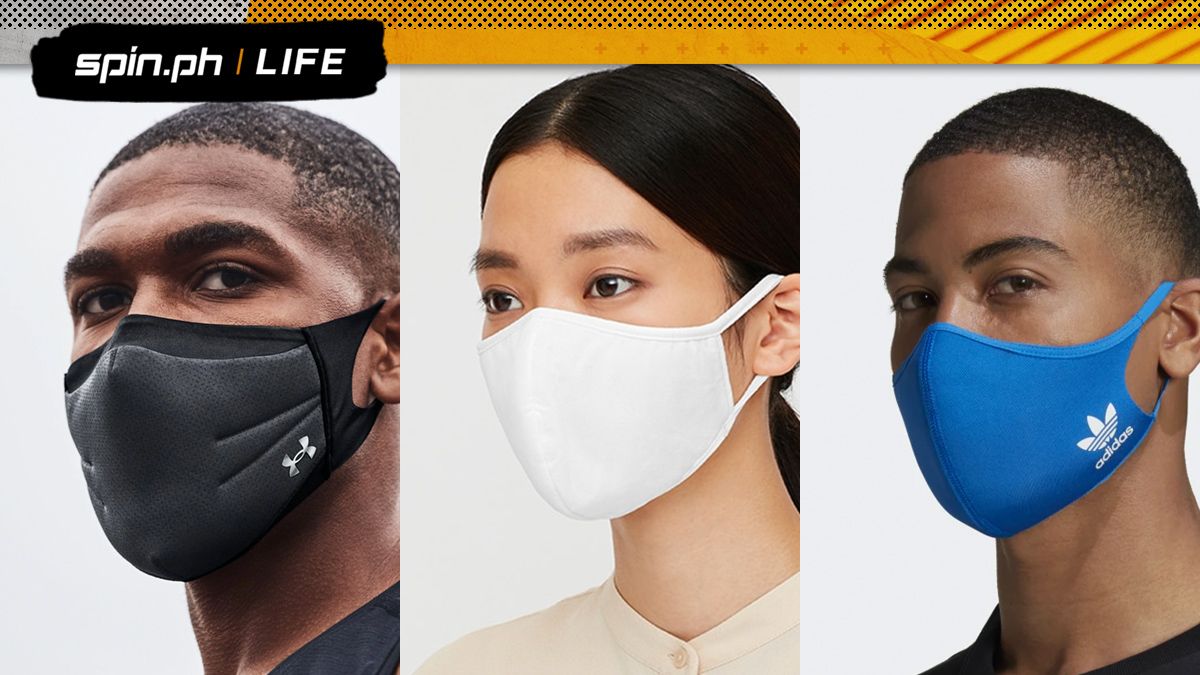 Uniqlo, Adidas, Under Armour face masks 