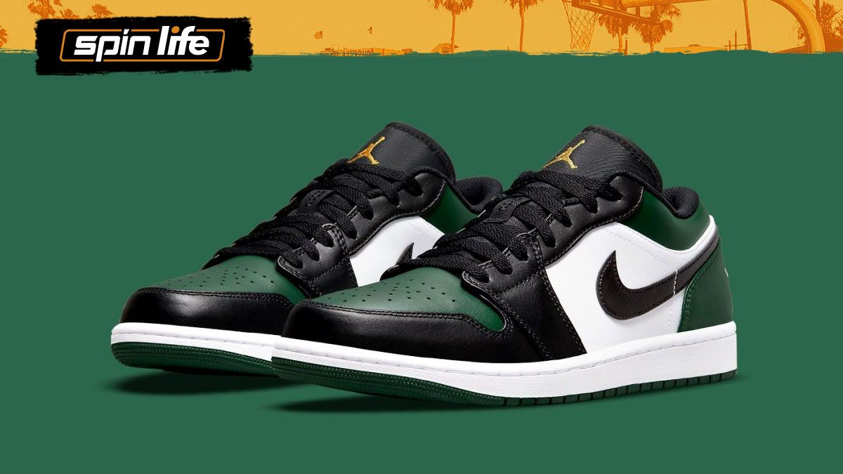Henstilling kunst scene Nike Air Jordan 1 Low Green Toe: PH price, release