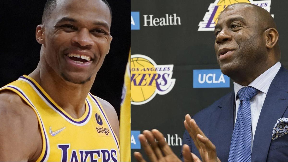 Magic says Lakers can thrive with Westbrook under the right coach