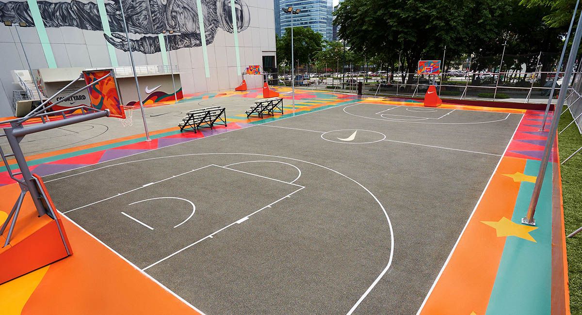 New outdoor basketball court opens 