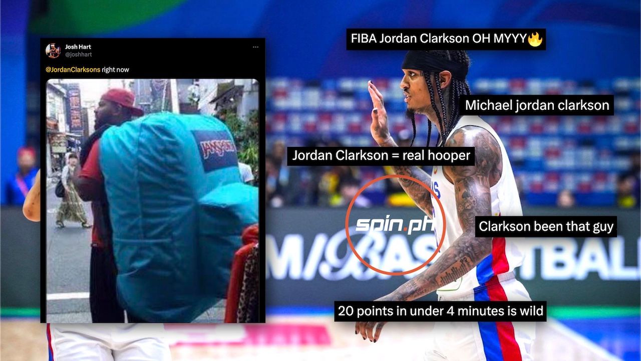 Watch Jordan Clarkson score 20 points in four minutes to lead Philippines  to win