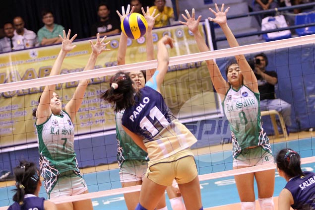 Lady Eagles stay perfect; La Salle overpowers NU