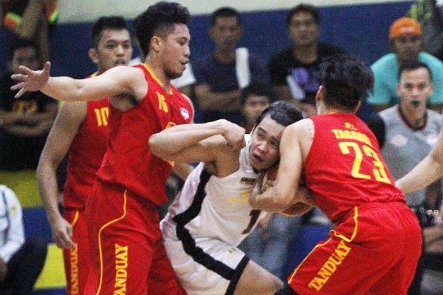 Tanduay squanders huge lead but holds on to beat Racal and force rubber match for spot in finals