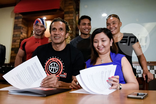 Asi Taulava, Jervy Cruz grace cage clinic, opening of Under Armour brand new house