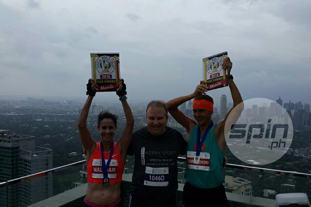 59 floors in six minutes: Athlete from Poland wins 1st Manila Vertical run at Shangri-La BGC