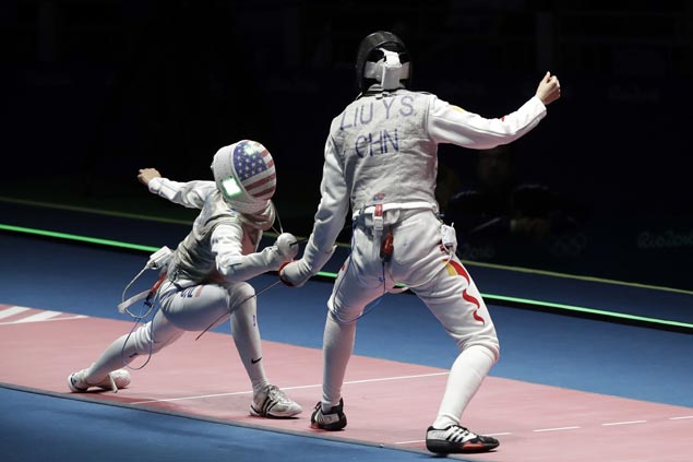 Fil-American fencer Kiefer bows out in Rio after falling to unheralded Chinese foe