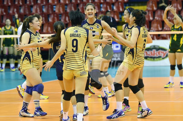 Surging NU survives five-set thriller over FEU to book first semis spot in V-League