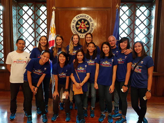 Foton Pilipinas gets the thumbs-up from Duterte in courtesy call ahead of Asian Club wars