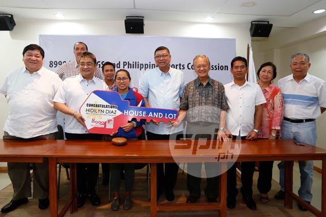 Hidilyn Diaz awarded house and lot as part of incentives for Olympic silver medal