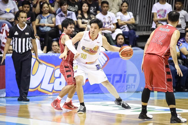 For fear of scolding from Guiao, Rain or Shine never gave Pacquiao a chance to shoot