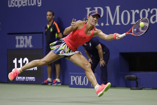 Angelique Kerber ends Serena Williams' long reign as world no. 1, then routs Wozniacki in US Open