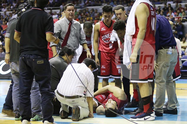 Greg Slaughter heads straight to hospital for MRI after knee injury scare