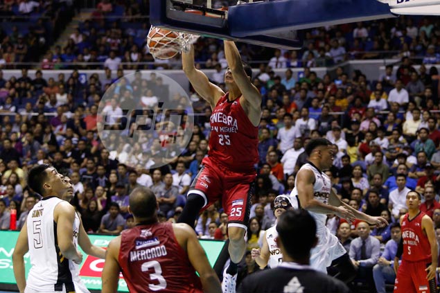 Japeth Aguilar glad to see partner Greg Slaughter back, hopes injury nothing serious