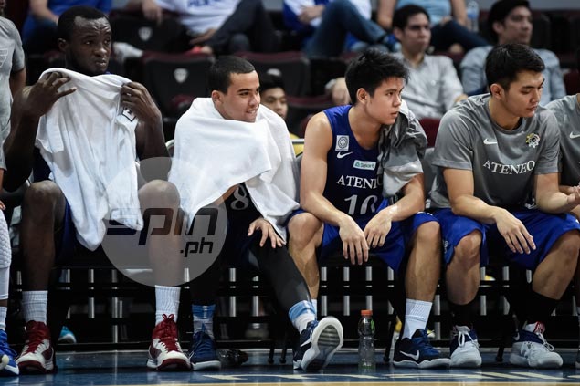 Aaron Black out a few weeks, but Ateneo officials mum on extent of foot injury