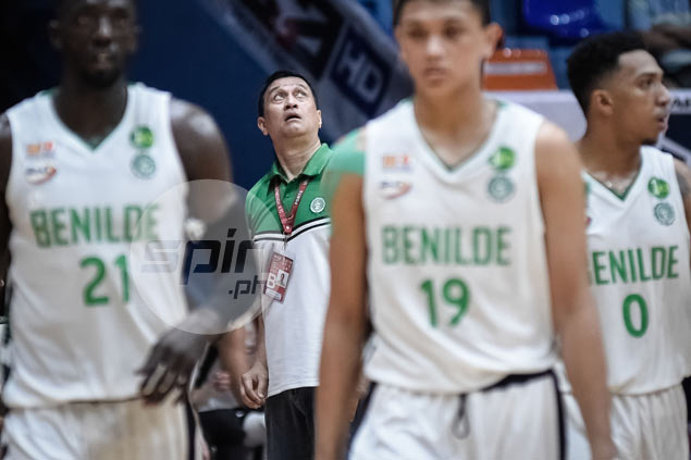 As Benilde nears NCAA record in futility, coach laments 'pera-pera' recruitment culture