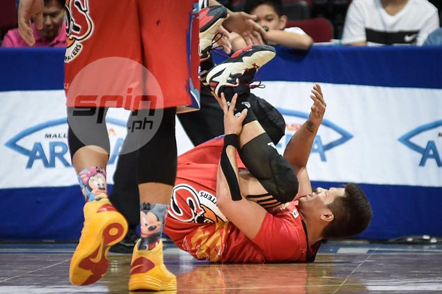 Jericho Cruz in race to be fit for Rain or Shine's do-or-die match against Phoenix