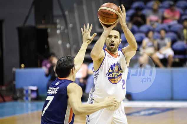 TNT sharp-shooter Mike Madanly proves a thorn in side of Meralco Bolts