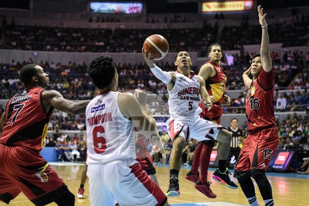 LA Tenorio's instincts enable Ginebra to regroup in wild play, set up Aguilar for game winner