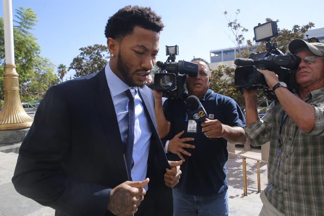 Derrick Rose's ex-girlfriend files appeal in dismissed rape lawsuit against Knicks guard