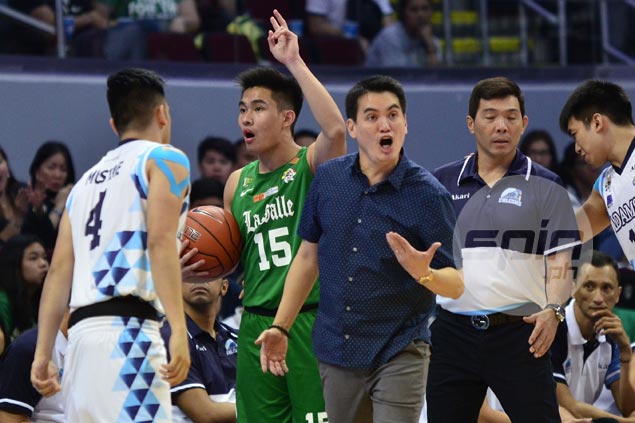 Franz Pumaren proud to see a lot of grit in his young, inexperienced Adamson Falcons