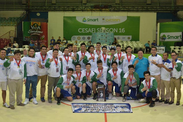 Magis Eagles complete finals sweep to claim fourth straight Cesafi juniors title