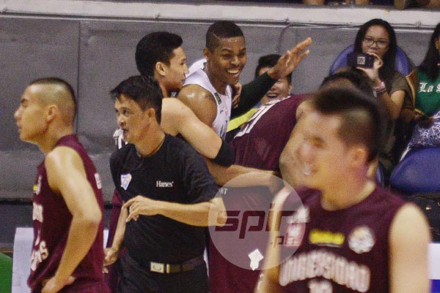 'Big Ben' Mbala shows soft side as he and UP's Andrew Harris 'kiss and make up'