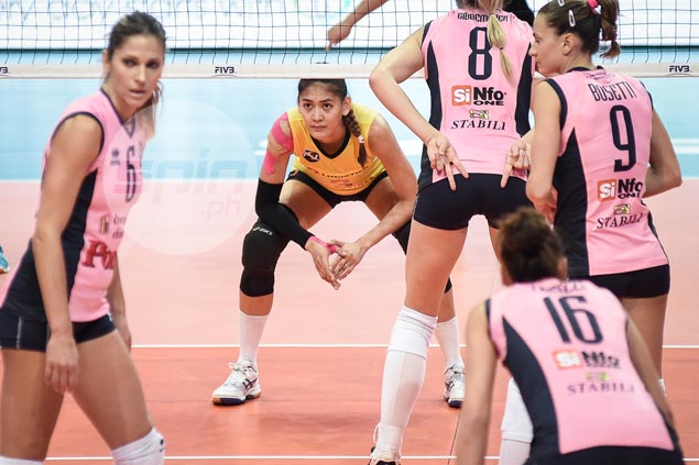 Jaja Santiago proud to hold her own against Europe's best in FIVB World Club showpiece