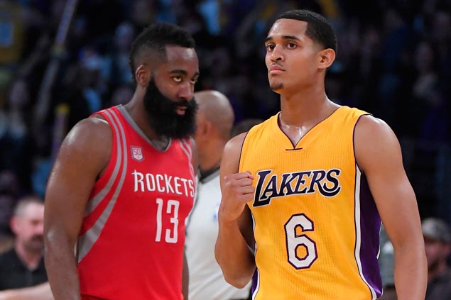 Jordan Clarkson lifts Lakers past Rockets to start post-Kobe Bryant era with a bang