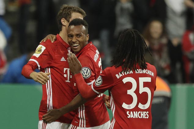 Julian Green nets first Bayern Munich goal in win over Augsburg in German Cup
