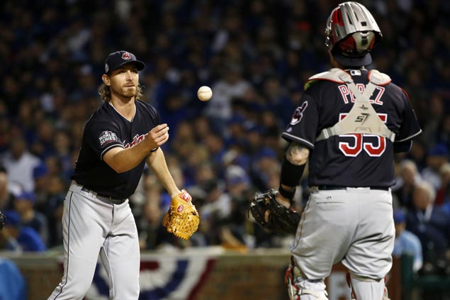 With dad in stands watching from a wheelchair, Josh Tomlin comes through for Indians
