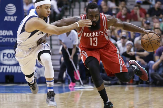 Harden delivers clutch heroics as Rockets survive furious late-game rally to keep Mavs winless